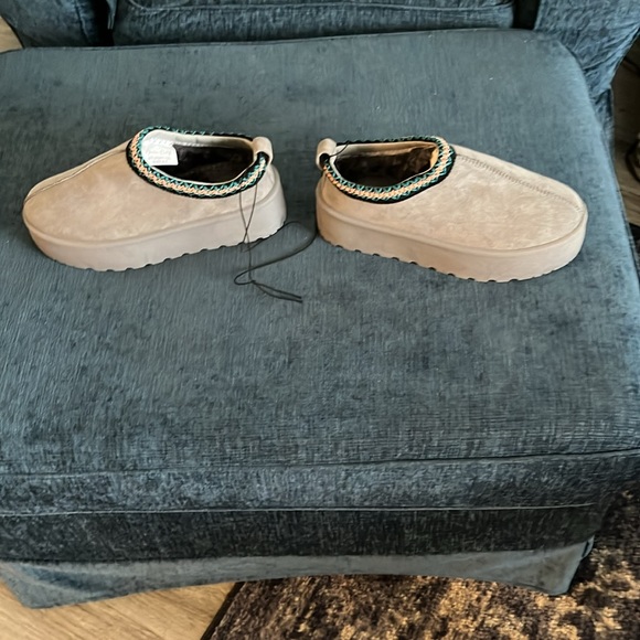 Fleece lined platform mules - Picture 5 of 5